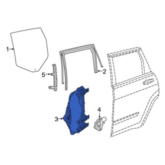 Jeep OE - Rear Left Window Regulator