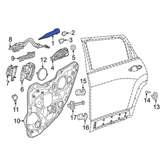 Jeep OE - Front Outer Exterior Door Handle