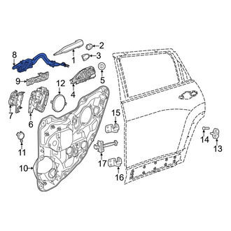Jeep OE - Rear Left Inner Interior Door Handle
