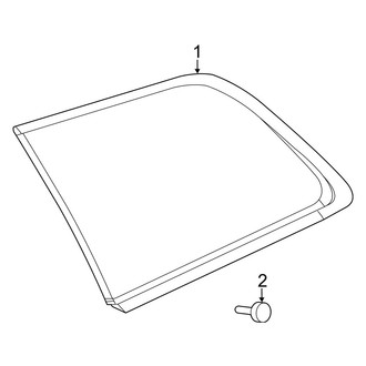 Jeep OE - Quarter Panel - Glass