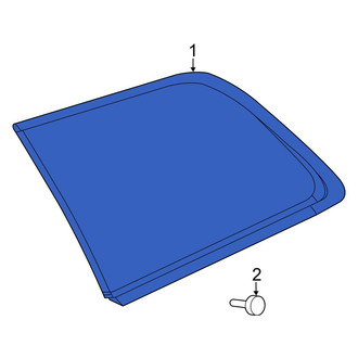 Jeep OE - Rear Left Quarter Glass