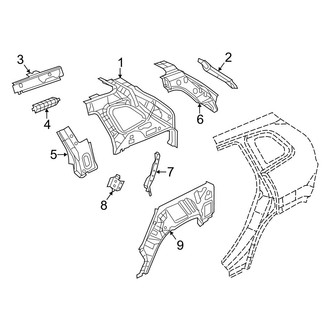 Jeep OE - Quarter Panel - Inner Structure