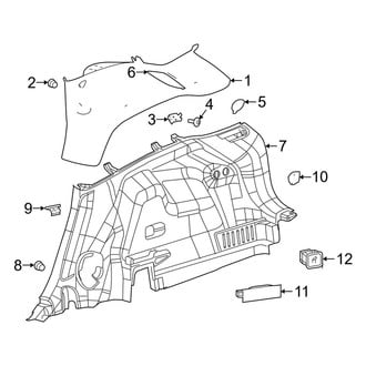 Jeep OE - Quarter Panel - Interior Trim