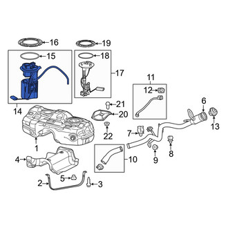 Jeep OE - Fuel Pump and Strainer Set
