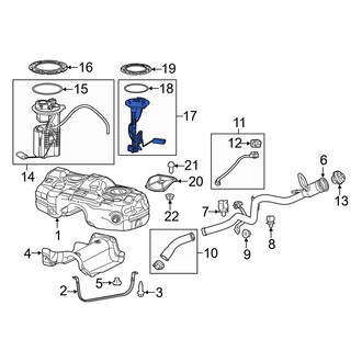 Jeep OE - Fuel Sender and Hanger Assembly