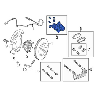 Jeep OE - Front Left Disc Brake Caliper