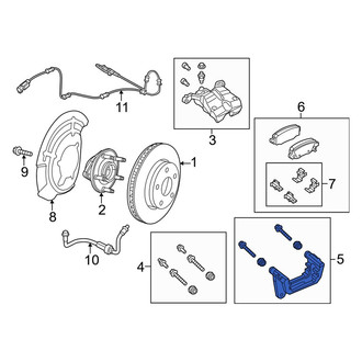 Jeep OE - Front Disc Brake Caliper Bracket