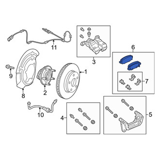 Jeep OE - Front Disc Brake Pad Set