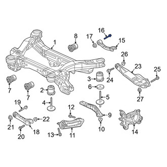 Jeep OE - Front Suspension Control Arm Bolt