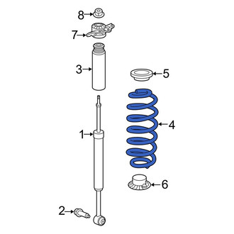 Jeep OE - Rear Coil Spring
