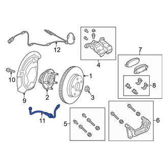 Jeep OE - Rear Left Brake Hydraulic Hose