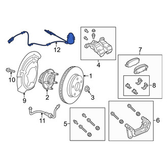 Jeep OE - Rear ABS Wheel Speed Sensor