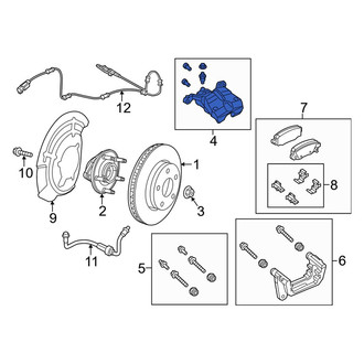Jeep OE - Front Right Disc Brake Caliper