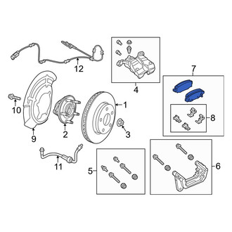 Jeep OE - Rear Disc Brake Pad Set