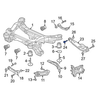 Jeep OE - Front Suspension Control Arm Bolt