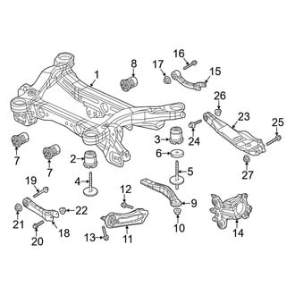 Jeep OE - Rear Suspension - Suspension Components (AWD)