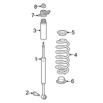 Jeep OE - Rear Suspension - Shocks & Components