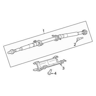 Jeep OE - Rear Suspension - Drive Shaft (Overland AWD)