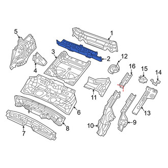 Jeep OE - Rear Rear Body Reinforcement