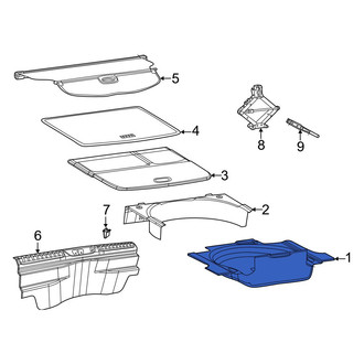 Jeep OE - Rear Floor Carpet