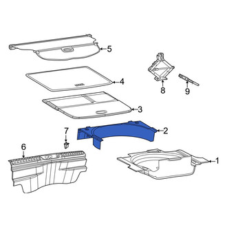 Jeep OE - Rear Spare Tire Compartment