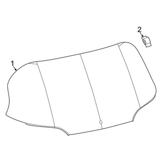 Jeep OE - Lift Gate - Glass