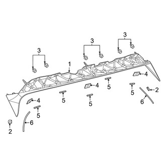 Jeep OE - Lift Gate - Spoiler
