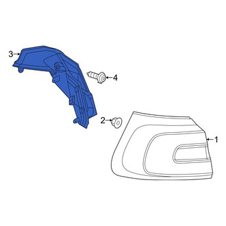 Jeep OE - Right Tail Light Bracket