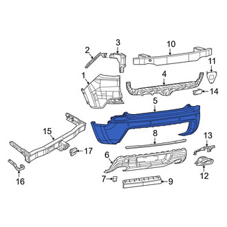 Jeep OE - Rear Lower Bumper Cover