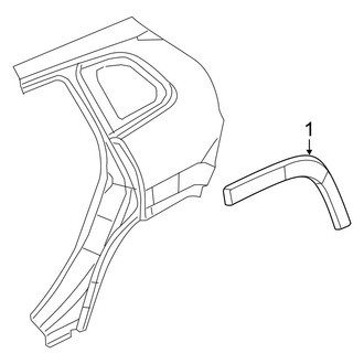 Jeep OE - Quarter Panel - Exterior Trim (1-Piece Flare)