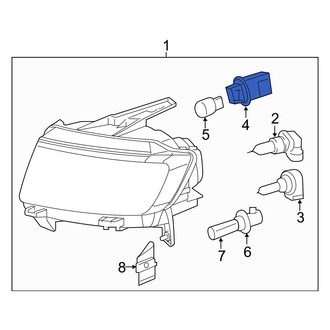 Jeep OE - Front Headlight Socket
