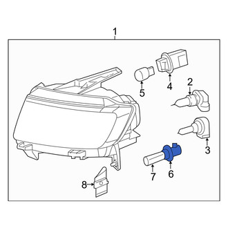 Jeep OE - Front Headlight Socket