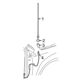 Jeep OE - Electrical - Antenna (Fender Mounted)