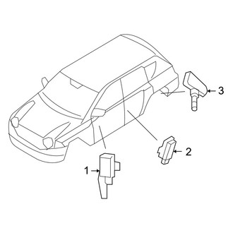 Jeep OE - Electrical - Tire Pressure Monitor Components (MK Body Code)