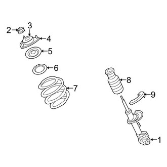 Jeep OE - Front Suspension - Struts & Components