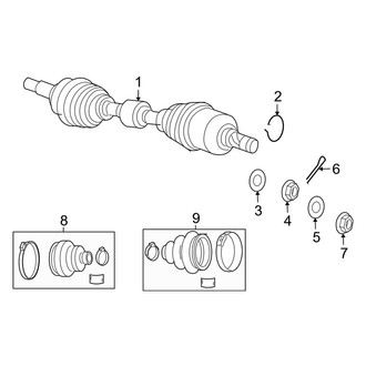 Jeep OE - CV Joint Retaining Ring