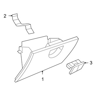 Jeep OE - Instrument Panel - Glove Box