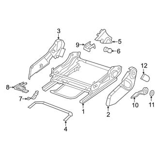 Jeep OE - Seats & Tracks - Tracks & Components (Driver Seat)