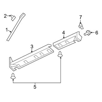 Jeep OE - Pillars, Rocker & Floor - Exterior Moldings