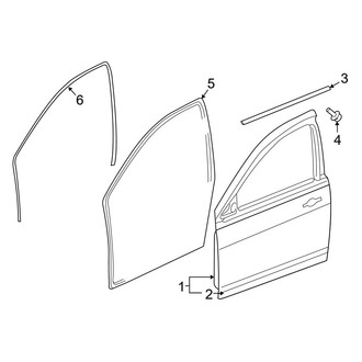 Jeep OE - Front Door - Door & Components