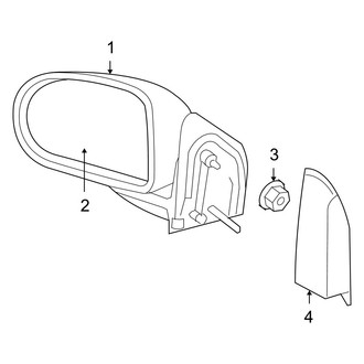 Jeep OE - Front Door - Outside Mirrors