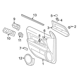 Jeep OE - Front Door - Interior Trim