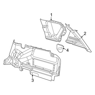 Jeep OE - Quarter Panel - Interior Trim