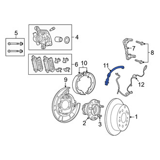 Jeep OE - Rear Left Inner Brake Hydraulic Hose