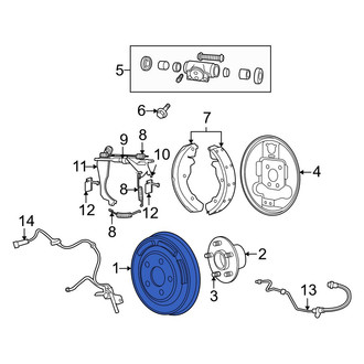 Jeep OE - Rear Brake Drum