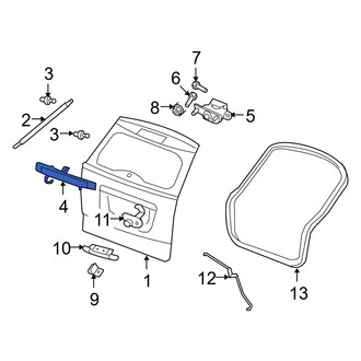 Jeep OE - Rear Liftgate Latch Handle