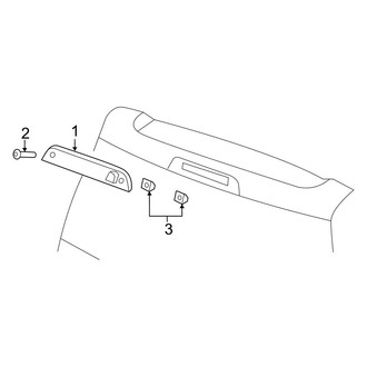 Jeep OE - Rear Lamps - High Mount Lamps