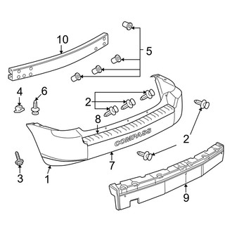 Jeep OE - Rear Bumper - Bumper & Components