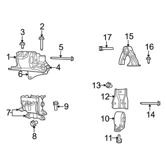 Jeep OE - Engine / Transaxle - Engine & Transmission Mounting (2.0L)