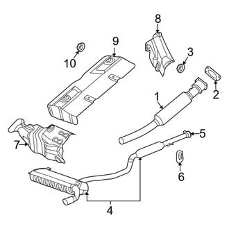 Jeep OE - Exhaust System - Exhaust Components (2.0L)